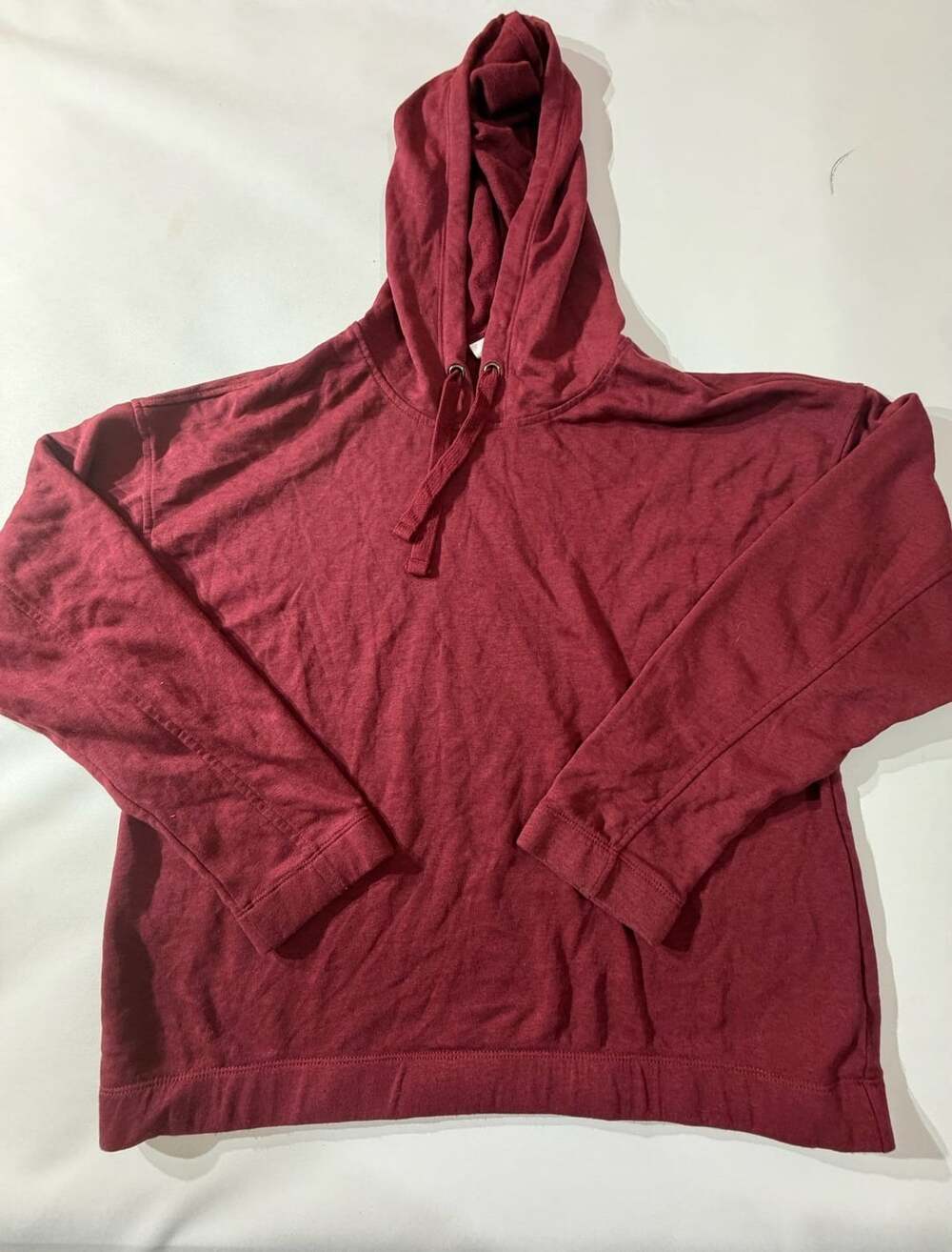 Old Navy Active Womens Burgundy Maroon Pullover Hoodie Sweatshirt Size Large